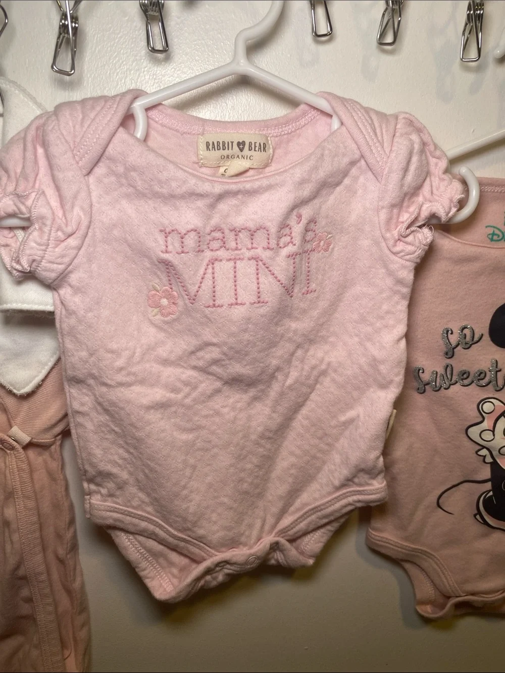 3 sets Included Long-Sleeve One-Piece Bodysuit, Rabbit+ Bear , Giggle Onesie